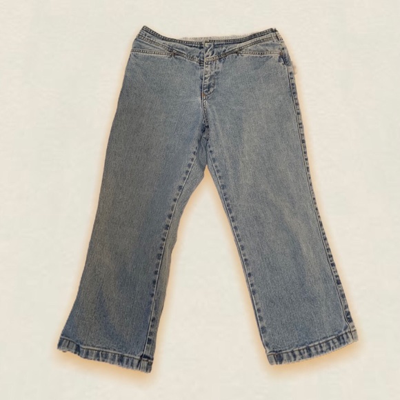 Tommy Hilfiger low waisted jean capris cropped - Picture 1 of 4